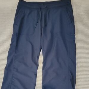 Elegant Navy Wide Leg Women's Pants